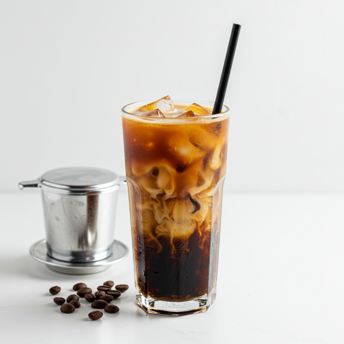 Vietnamese ijskoffie met Oatmilk