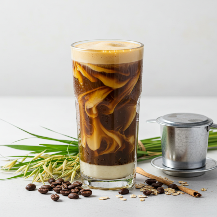 Vietnamese Koffie met Oatmilk